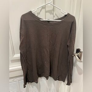 Vince long sleeve gray tee